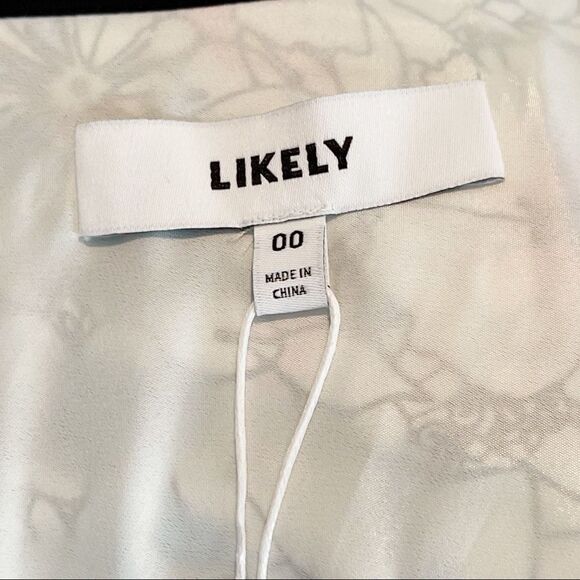 LIKELY • One-Shoulder Asymmetrical Floral Dress - Picture 8 of 14